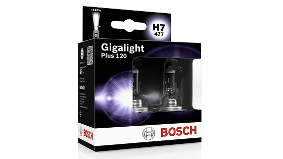 Żarówki H7 Bosch GIGALIGHT Plus 120