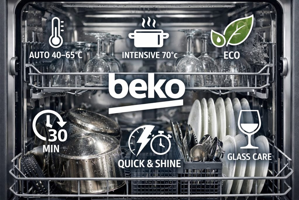 Programy w zmywarce Beko
