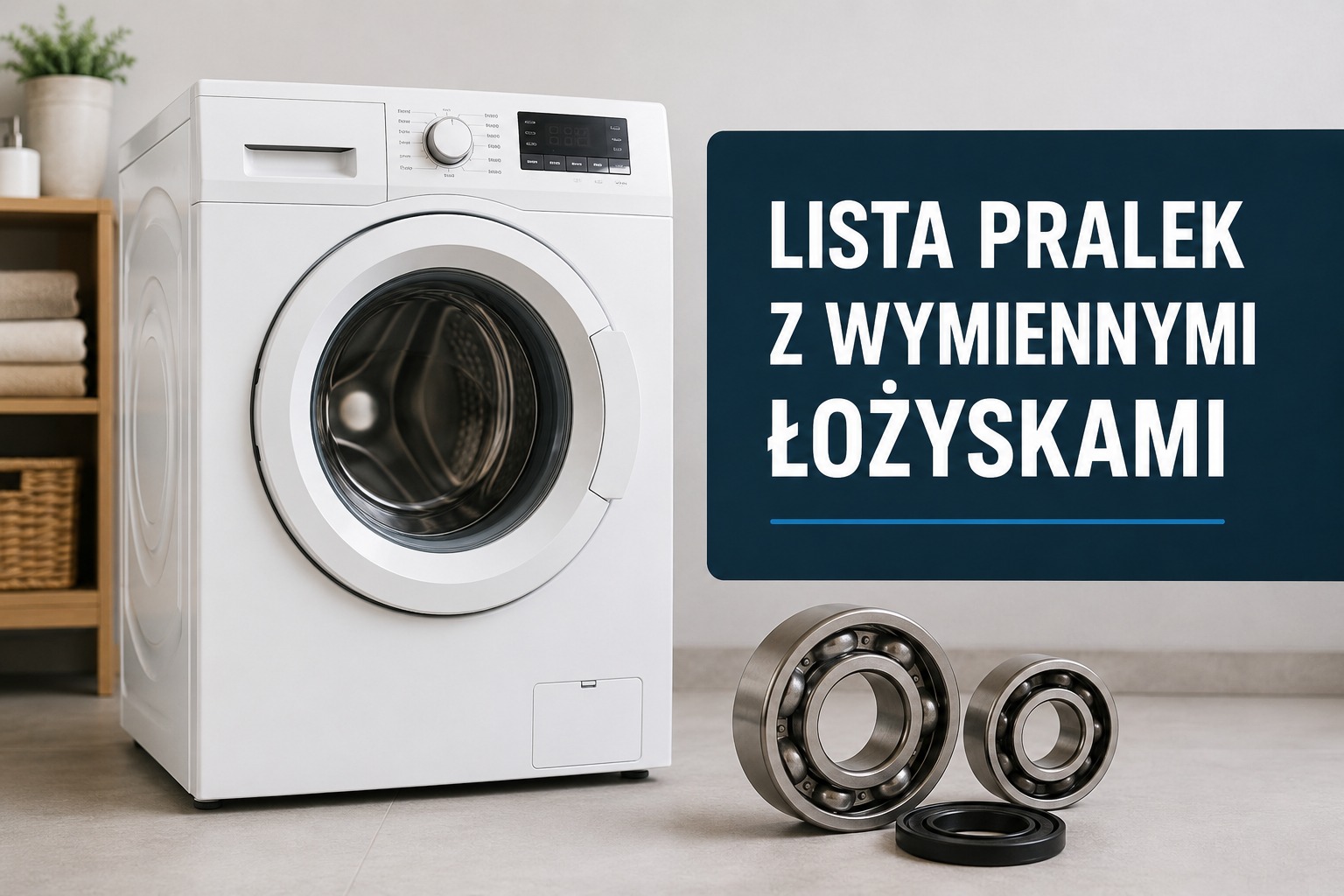 Lista pralek z wymiennymi łożyskami