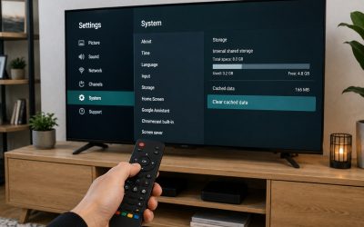 Jak wyczyścić cache w telewizorze?