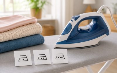 Jedna, dwie i trzy kropki na żelazku – jaka temperatura?