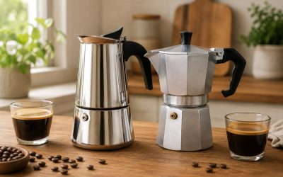 Kawiarka stalowa czy aluminiowa – która jest lepsza?