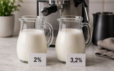 Mleko 2% czy 3,2% do spieniania?