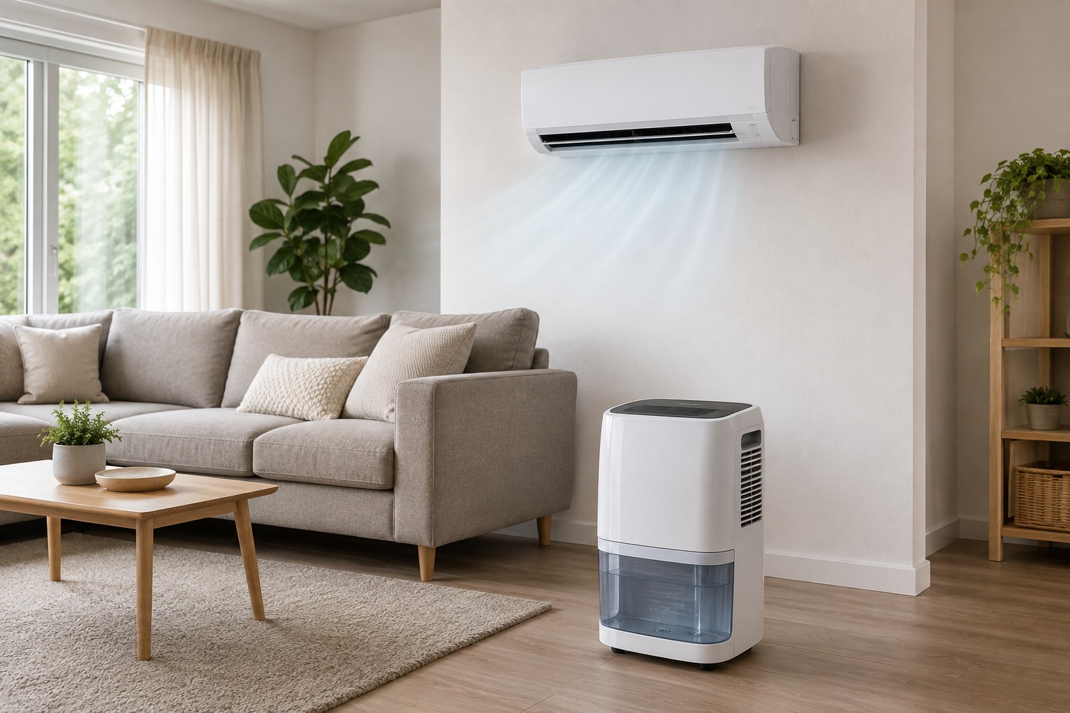 Osuszacz a klimatyzacja – które urządzenie lepiej obniża wilgotność?