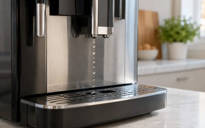 Ekspres kapie do tacki, mimo że nie robi kawy – czy to normalne?
