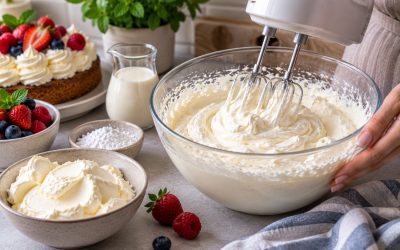 Jak ubić śmietanę z mascarpone?