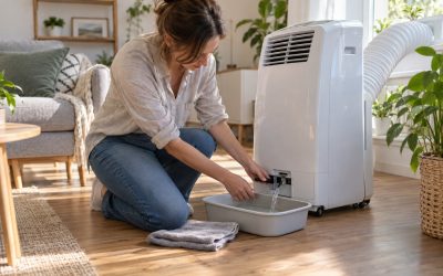 Klimatyzator przenośny – pełny zbiornik, co zrobić?
