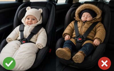 Śpiworek do fotelika czy gruba kurtka – co jest bezpieczniejsze?