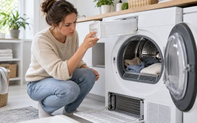 Suszarka bębnowa nie zbiera wody do pojemnika – dlaczego?